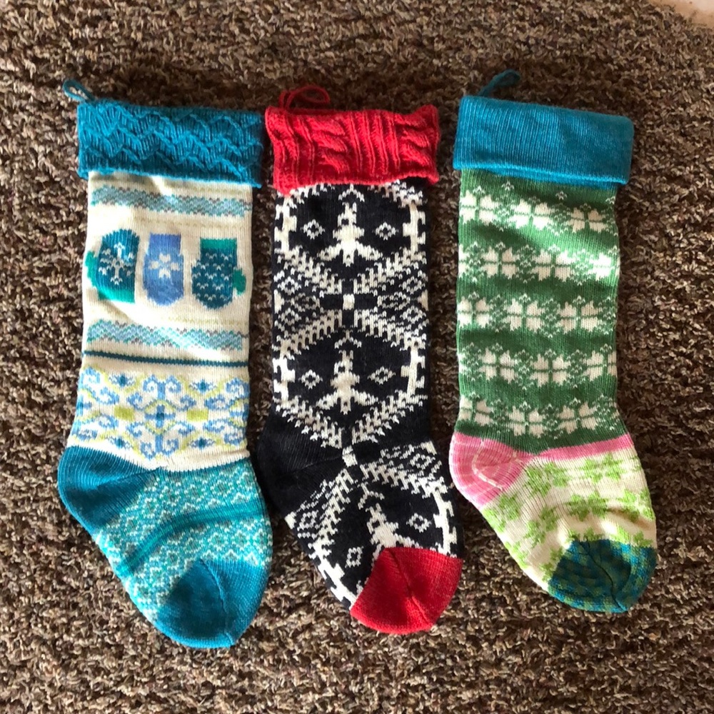 3 Christmas stockings